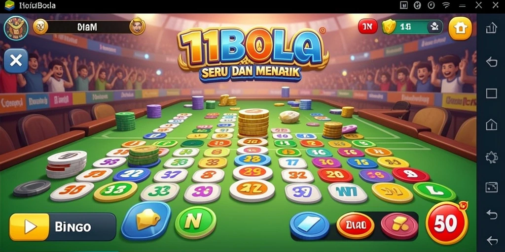 Gameplay seru dari 11BOLA yang penuh warna.