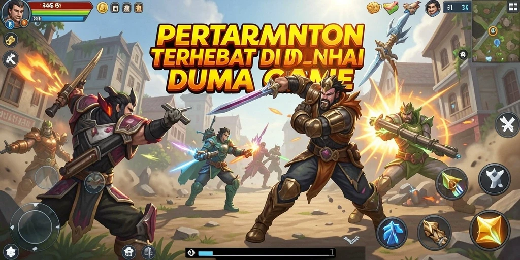 Screenshot gameplay 3446 menampilkan aksi seru pertarungan karakter.