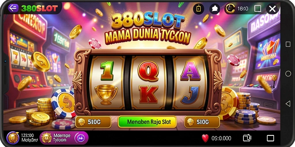 Gameplay seru dalam 380SLOT yang menampilkan mesin slot menarik.
