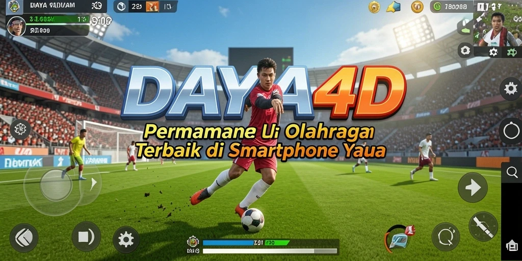 Tampilan gameplay mendebarkan dalam DAYA4D yang penuh aksi.