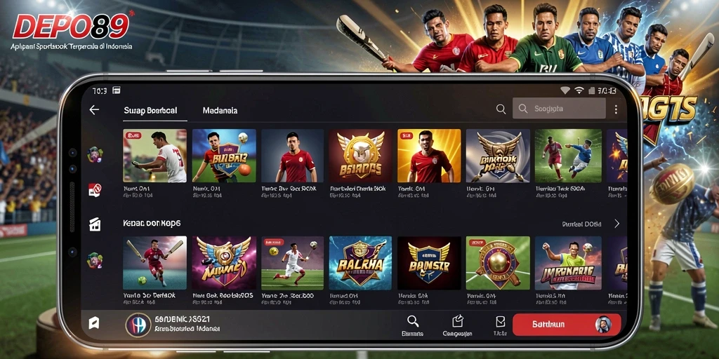 Tampilan gameplay taruhan olahraga yang menarik di DEPO89.