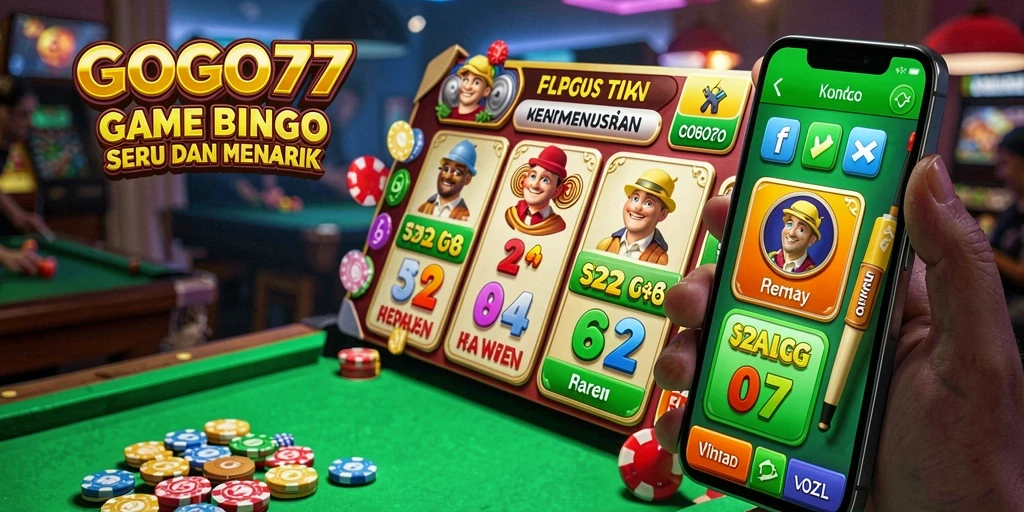 Tampilan gameplay seru GOGO77 saat angka ditarik.