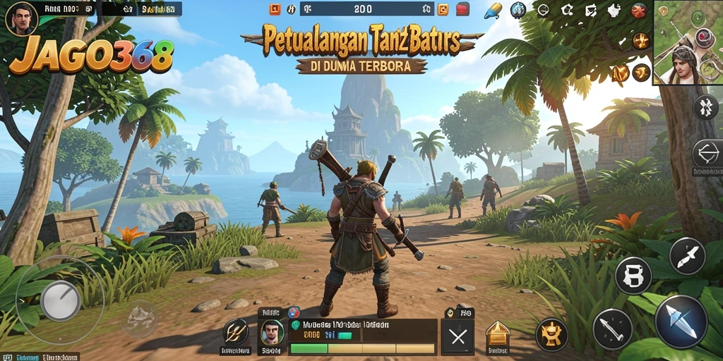 Tampilan menakjubkan dari gameplay JAGO368 di dunia terbuka.