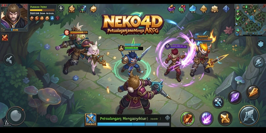 Tampilan gameplay NEKO4D yang menegangkan dalam dunia ARPG.