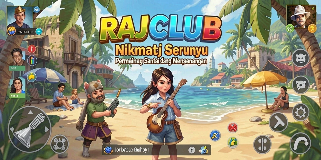 Screenshot gameplay RAJACLUB yang menampilkan keseruan tiap tantangan.