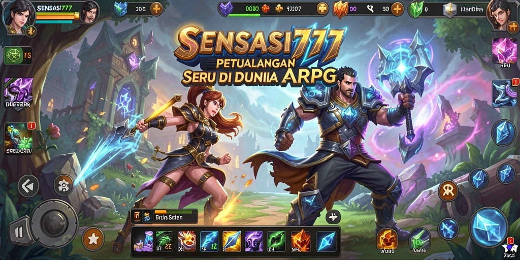 Tampilan permainan SENSASI777 yang penuh aksi dan petualangan.