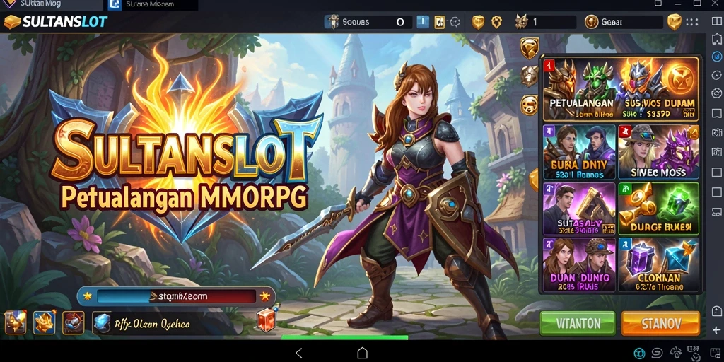 Screenshot dari gameplay menegangkan di SULTANSLOT.