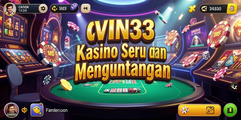 Tampilan gameplay menawan dari WIN33 dengan suasana Kasino.